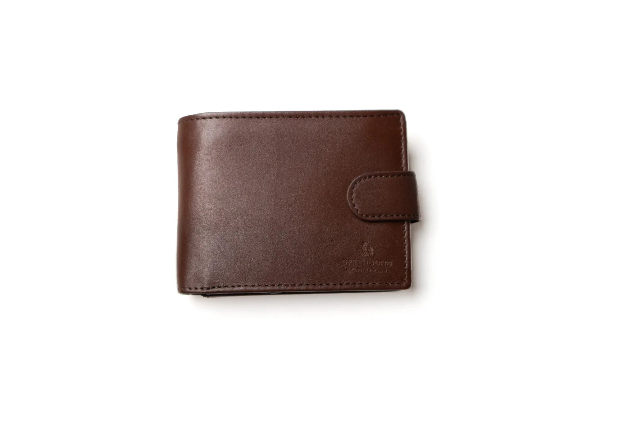 Classic Bifold Wallet - Dark Brown, with Coin Pocket