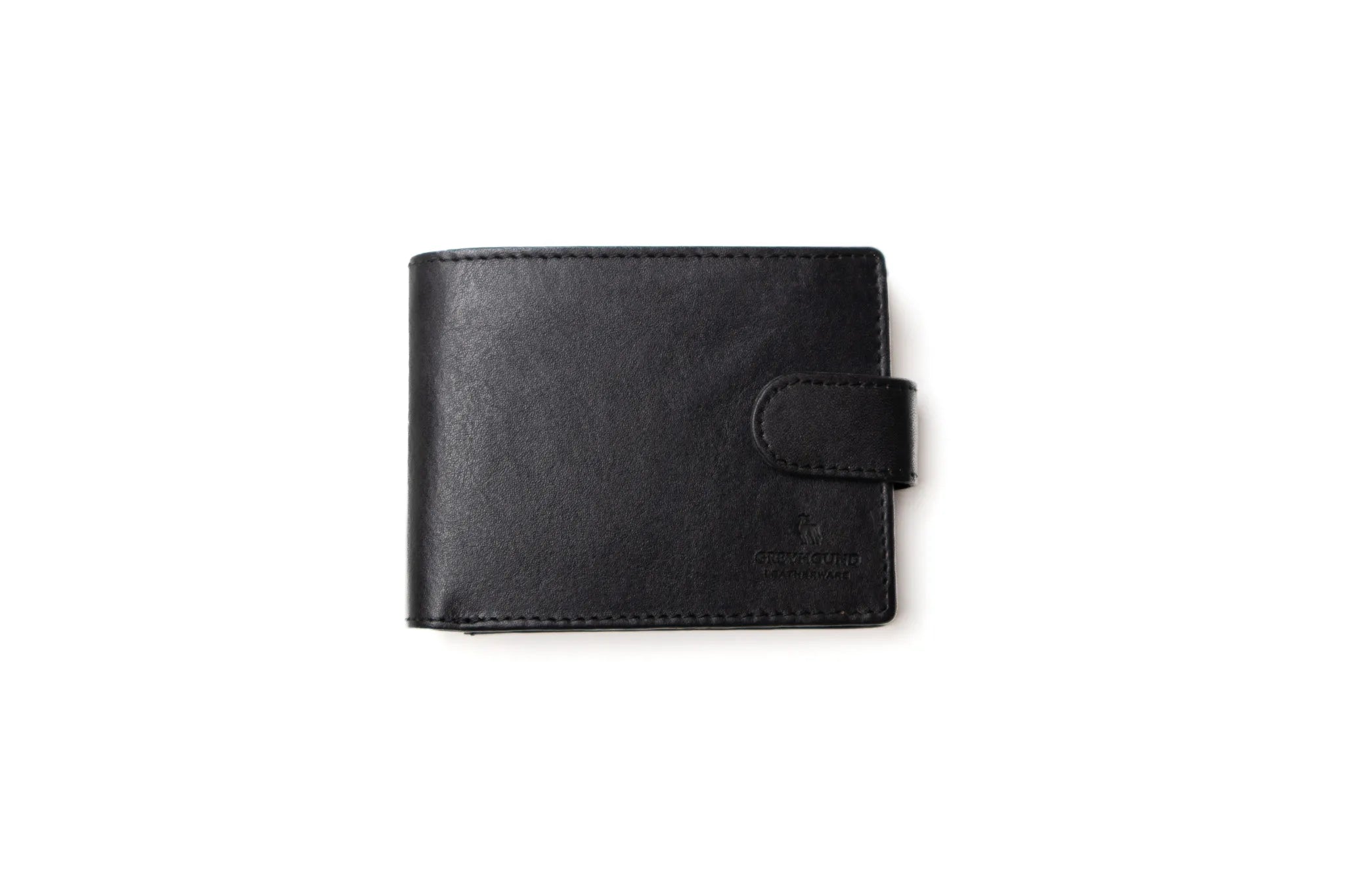 Classic Bifold Wallet - Black, with Coin Pocket