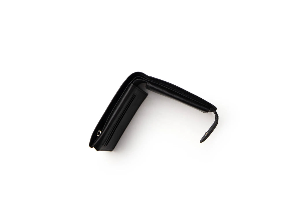 Classic Bifold Wallet - Black, with Coin Pocket