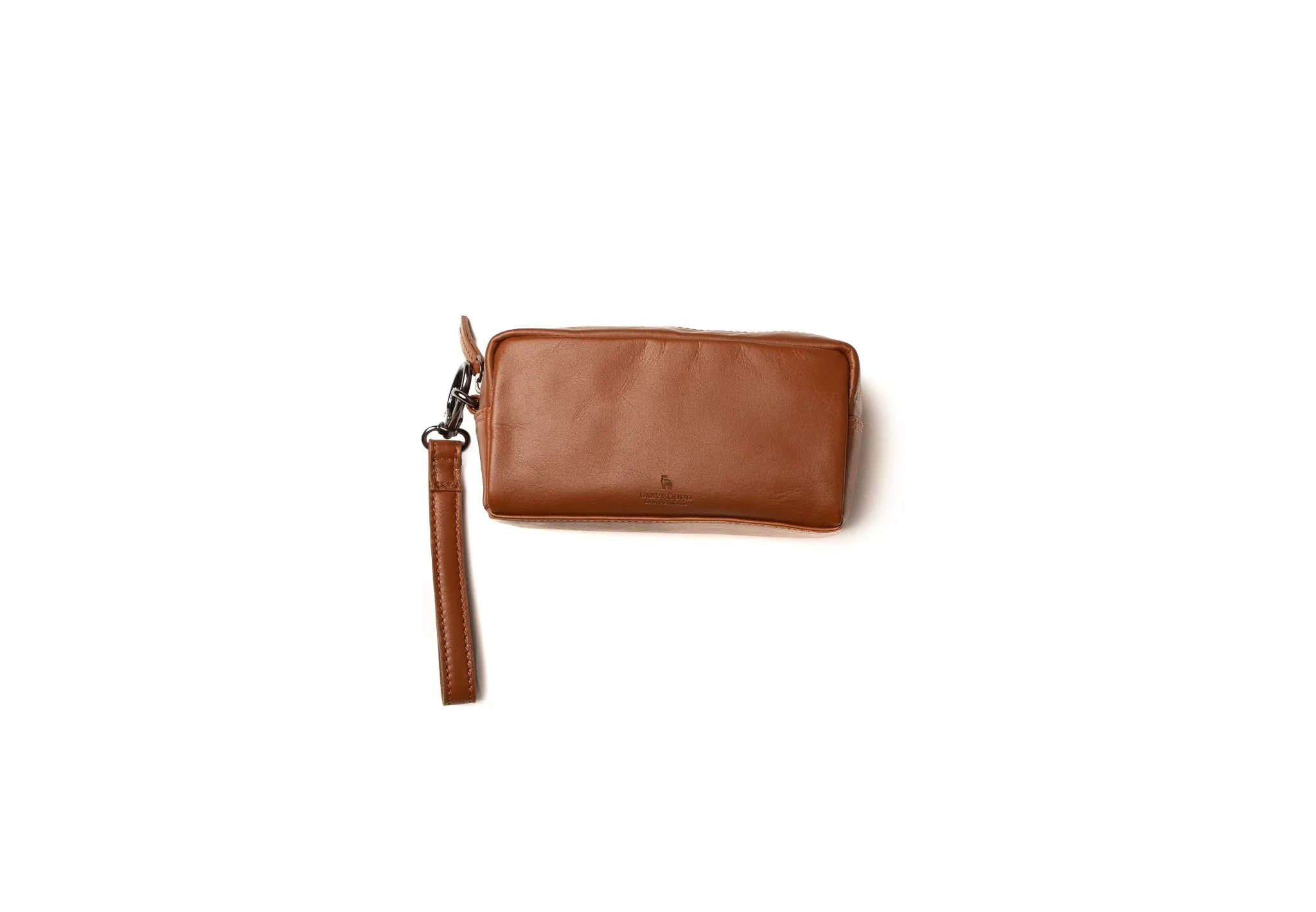 Compact Toiletry Bag - Cognac, Small