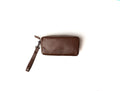 Compact Toiletry Bag - Dark Brown, Small