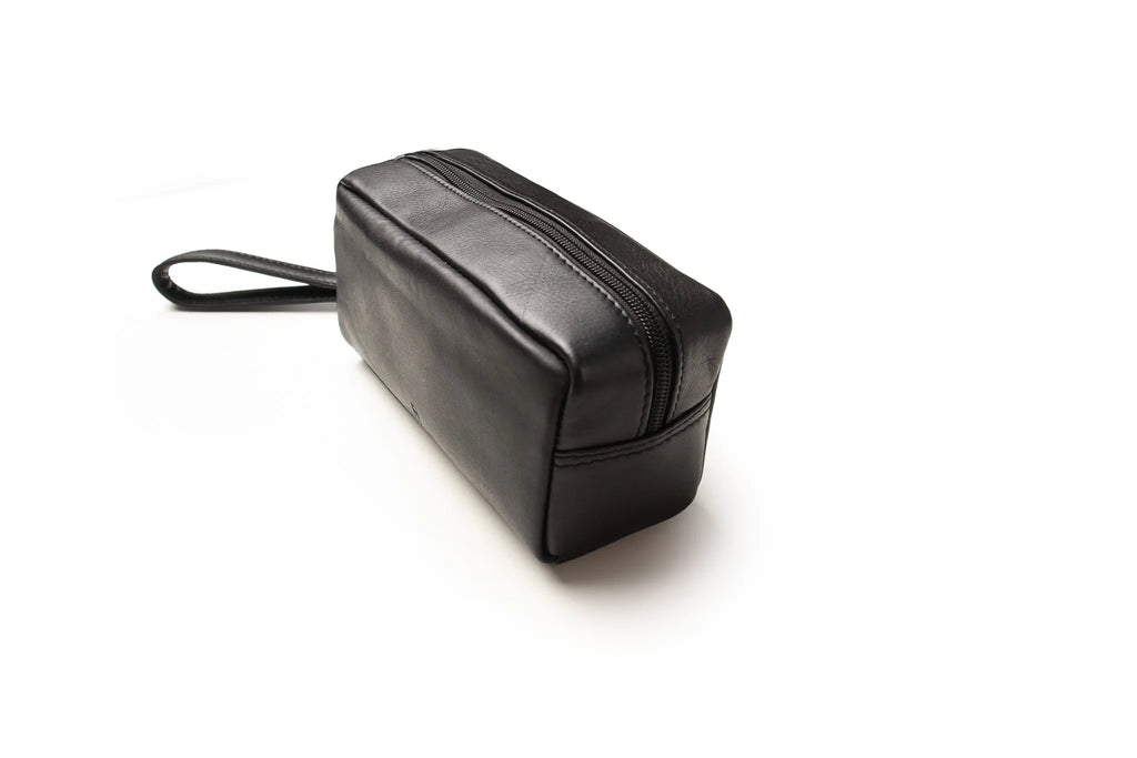 Compact Toiletry Bag - Black, Small