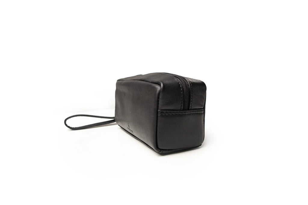 Compact Toiletry Bag - Black, Small