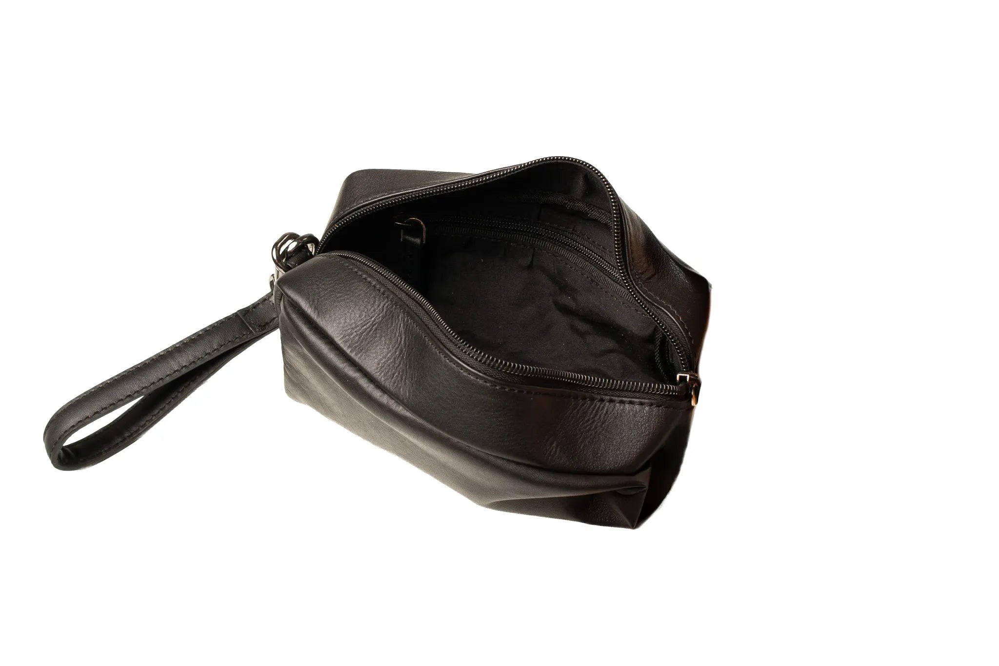 Compact Toiletry Bag - Black, Small
