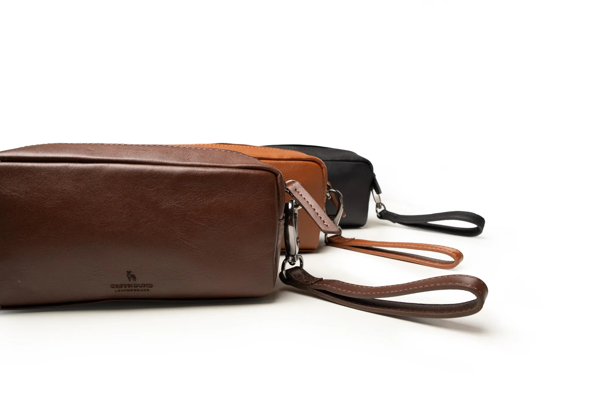 Compact Toiletry Bag - Cognac, Small