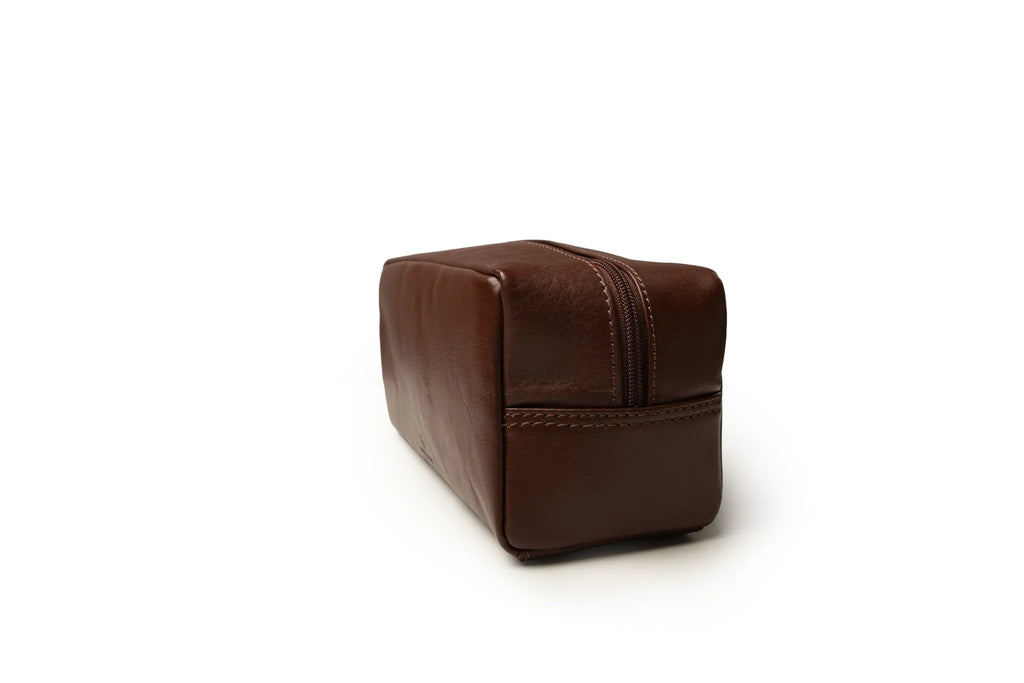 Classic Toiletry Bag - Dark Brown, Large