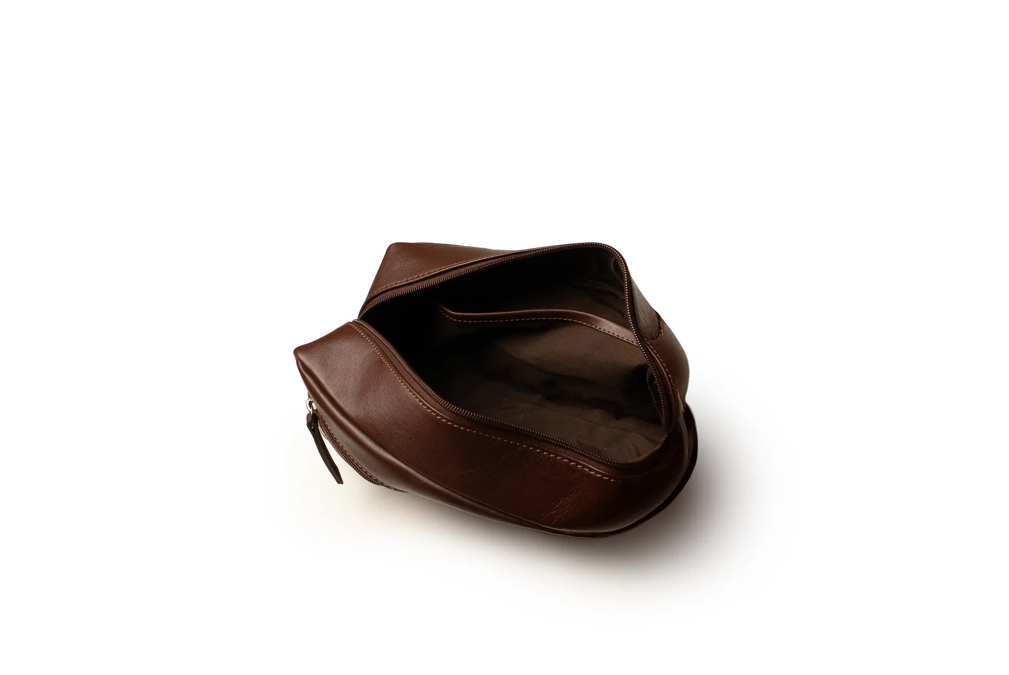Classic Toiletry Bag - Dark Brown, Large