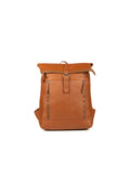 Roll Top Backpack - Cognac